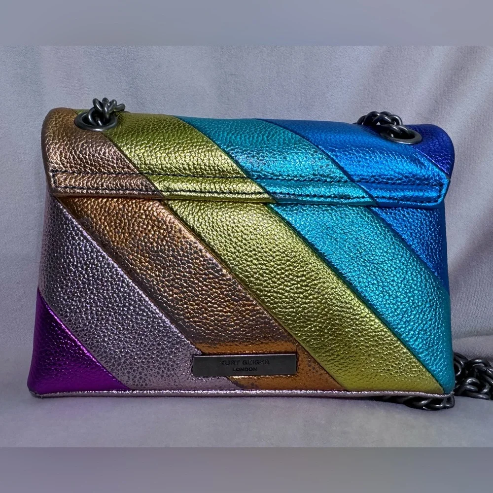 Kurt Geiger London- The Kensington mini rainbow purse - Picture 2 of 6